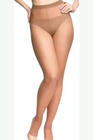 TRIFIL 2 Meia Calça Feminina Fina Fio 15 Transparente Adulto