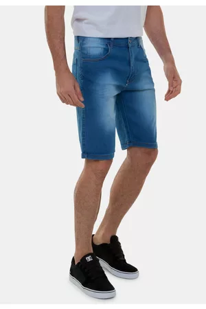 Versatti Bermuda Jeans Masculina Tradicional Marinho México