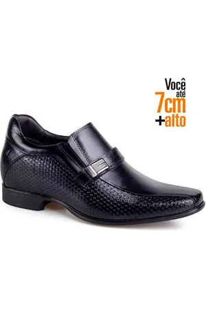 RAFARILLO Sapato Social Couro Vegas Você + Alto Masculino