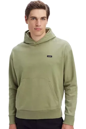 Calvin Klein Moletom Masculino Canguru Hoodie CK Tag