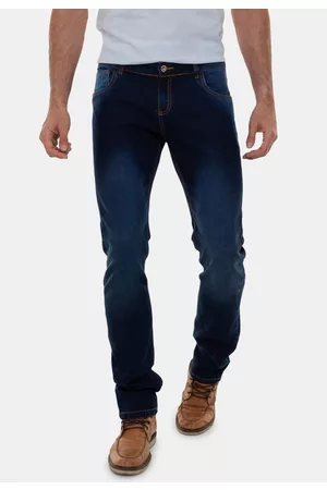 Versatti Calça Jeans Premium Masculina Tradicional Porto