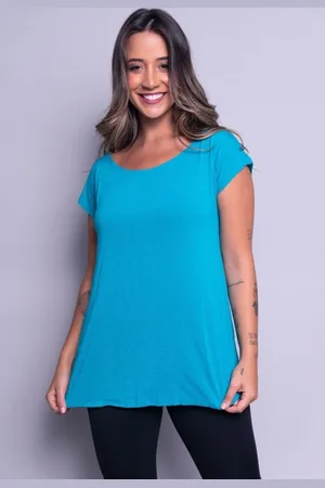 Bella Fiore Modas Blusa Fitness Marcella Água