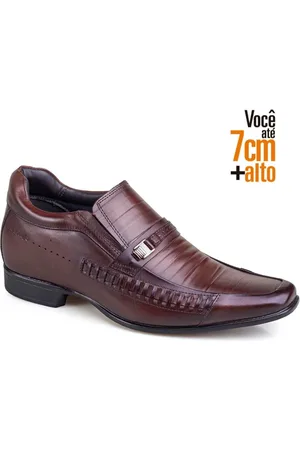 RAFARILLO Sapato Social Couro Vegas Você + Alto Masculino