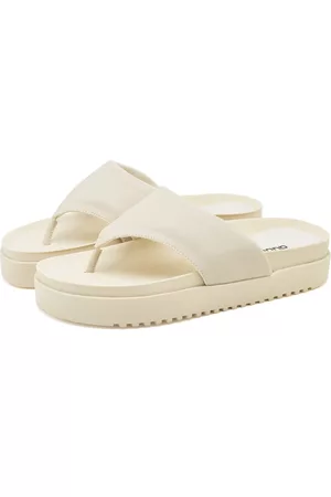DUBUY Sandália Feminina Papete 2045FG Off-White