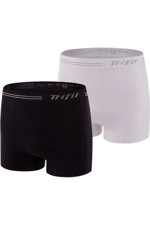 TRIFIL Kit Com 2 Cuecas Box Masculino Sem Costura Microfibra