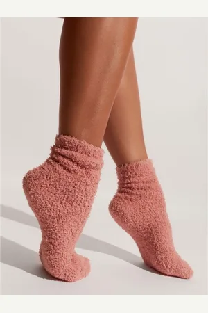 LOUNGERIE Meias Fluffy Rosa