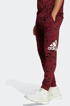 adidas Calça Estampada Essentials Tapered Cuff Logo