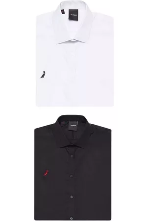 Reserva Kit 2 Camisas Oxford Stretch Cores .