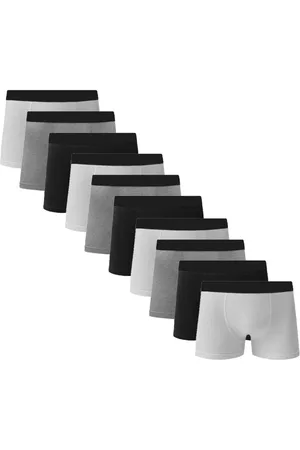 QLC SPORT Kit 10 Cuecas Box Boxer Algodão Com Poliester C5 Colorido