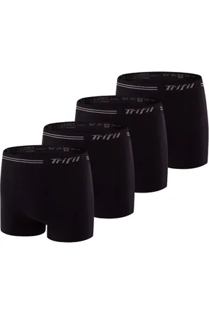 TRIFIL Kit Com 4 Cuecas Box Masculino Sem Costura Microfibra