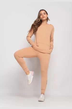 Salvatore Fashion Conjunto Sport Com Casaco Capuz e Jogger Moletinho Salvatore