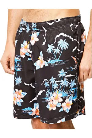 RAIZZIS Bermuda Masculina Short Praia Estampado