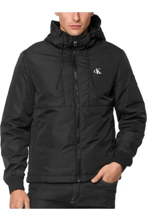 Calvin Klein Jaqueta Jeans Masculina Reciclada Chest Logo Preta