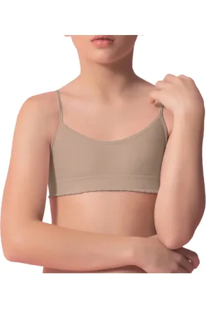 Selene Infantil - Top Sem Costura - Chocolate