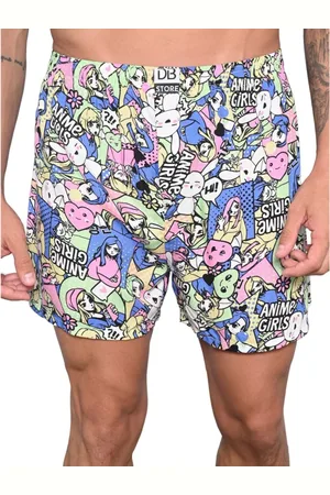 RAIZZIS Cueca Samba Canção Masculina Estampada
