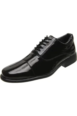 MR TRY SHOES Sapato Social Militar Masculino Esporte Fino Com Cadarço