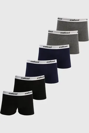 Colcci Kit 6pçs Cueca Boxer Logo