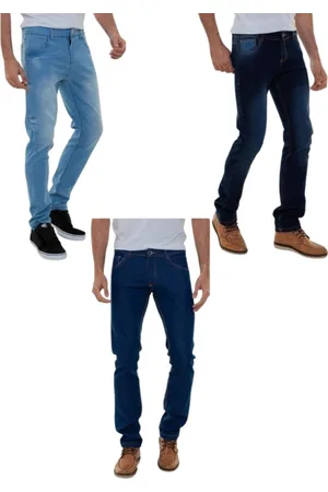 Versatti Kit Com 3 Calças Jeans Premium Masculinas Lisboa