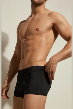 Slim Fitness Sunga Boxer Preta