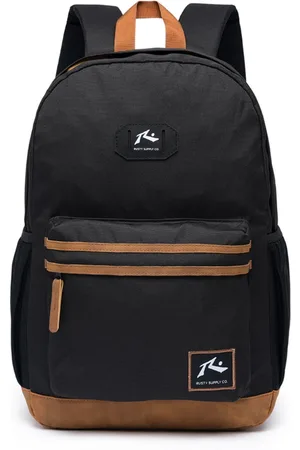 Rusty Mochila Bolsa De Costas Masculina Faculdade Trabalho Resistente