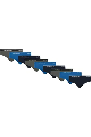 Selene Kit Com 9 Cuecas Slip Masculina De Algodão Original