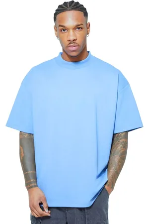 Di Nuevo Camiseta Oversized Gola Alta Algodão Opala