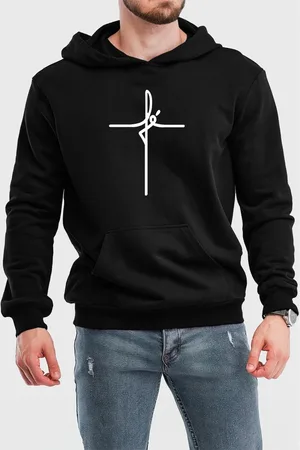 Benellys Moletom Canguru Masculino Estampado Fé