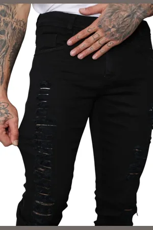 Alleppo Jeans Calça Masculina Alleppo Rasgada Washington