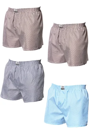 RAIZZIS Kit 4 Cuecas Samba Canção Masculinas Short Confortável