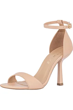 Lumiss Sandália Feminina Salto Fino Clássica Comfort Elegância Tiras