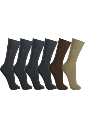 Selene Kit 6 Pares de Meia Social Clássica Masculino