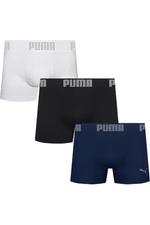 PUMA Kit 3 Cuecas Boxer Sem Costura Masculino