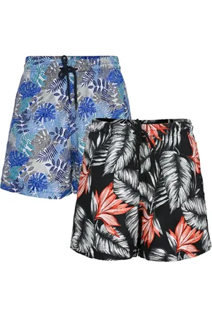 RAIZZIS Kit 2 Bermudas Short Masculino Conforto Verão Praia Piscina