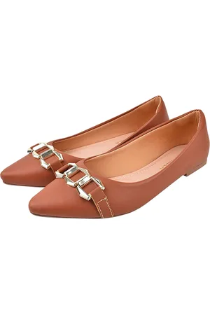 Donatella Shoes Sapatilha Feminina Bico Fino Confort Bridão Hexágono Casual