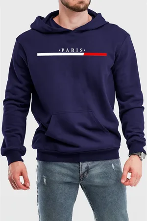 Benellys Moletom Canguru Flanelado com Capuz Paris Marinho