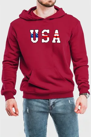 Benellys Moletom Canguru Flanelado com Capuz USA