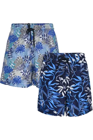 RAIZZIS Kit 2 Bermudas Short Masculino Conforto Verão Praia Piscina