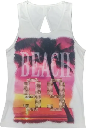 Look Jeans Blusa Nadador Off-White