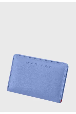 Mariart Carteira de Couro Garnet Ciano