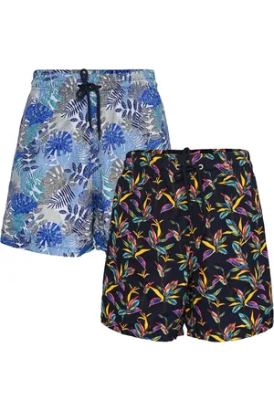 RAIZZIS Kit 2 Bermudas Short Masculino Conforto Verão Praia Piscina Escuro