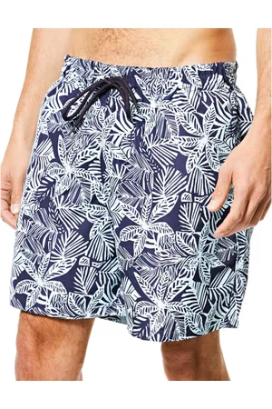 RAIZZIS Bermuda Masculina Short Praia Estampado Ajuste Elástico