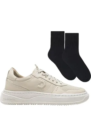Democrata Kit Sapatênis Denim Block Masculino + Meia
