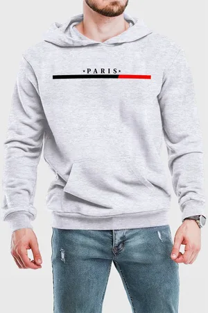 Benellys Moletom Canguru Flanelado com Capuz Paris Claro