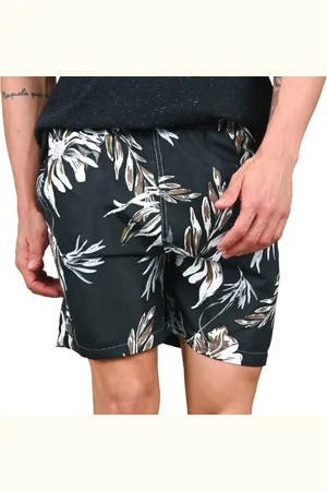RAIZZIS Bermuda Masculina Short Praia Estampado Ajuste Elástico