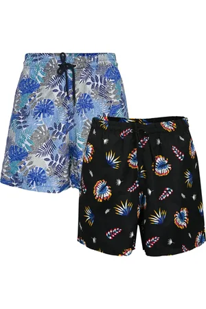 RAIZZIS Kit 2 Bermudas Short Masculino Conforto Verão Praia Piscina