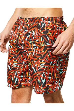 RAIZZIS Bermuda Masculina Short Praia Estampado Ajuste Elástico