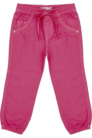 Look Jeans Infantil - Calça Jogger Pink