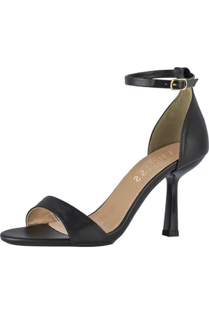 Lumiss Sandália Feminina Salto Fino Clássica Comfort Elegância Tiras