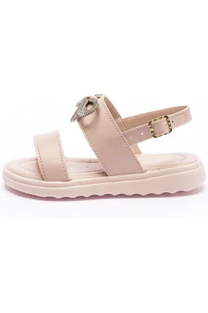 Tininha Infantil - Sandália Feminina Menina Laço Strass