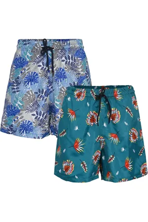 RAIZZIS Kit 2 Bermudas Short Masculino Conforto Verão Praia Piscina claro